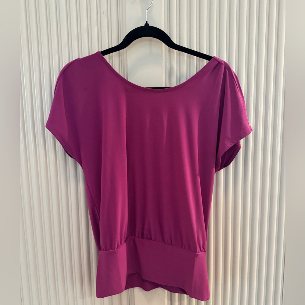 White House Black Market Fuchsia Blouse